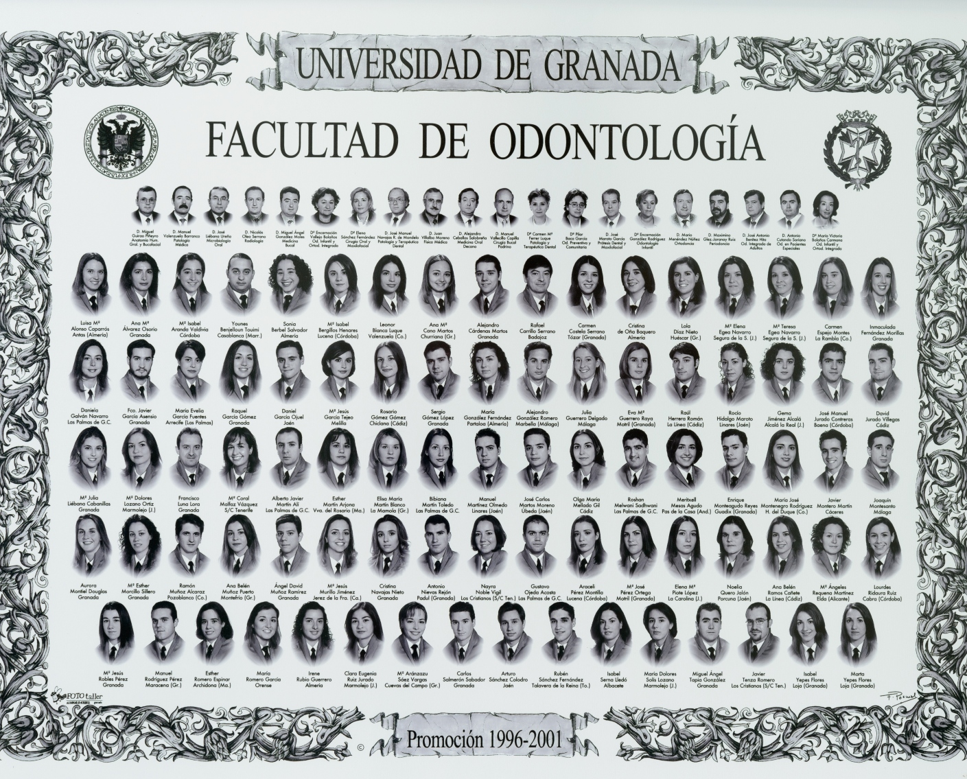 Orla 11ª PROMOCIÓN ODONTOLOGÍA (1996-2001)