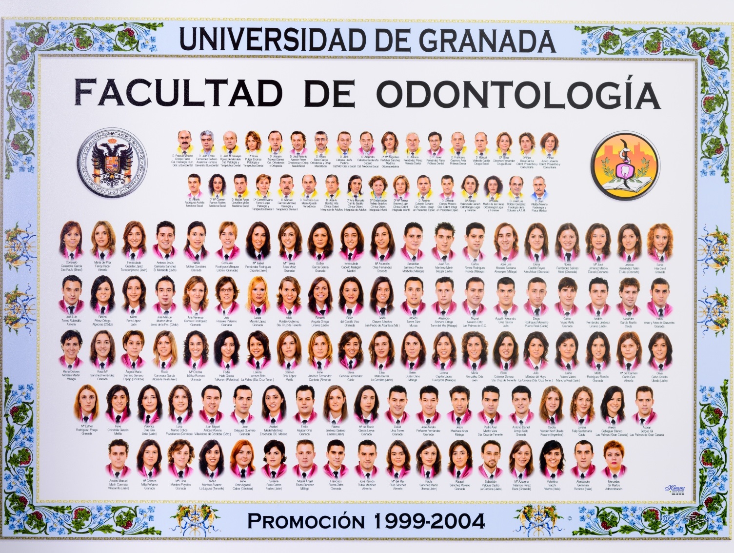 Orla 14ª PROMOCIÓN ODONTOLOGÍA (1999-2004)